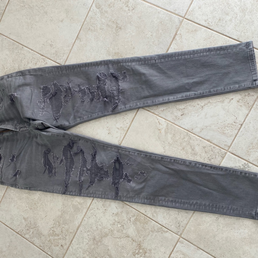 Gray Air Flex Patch Jeans. - image 2